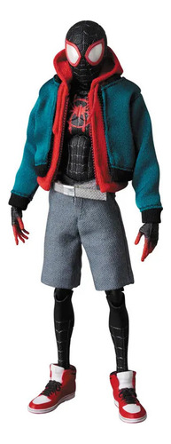 M0r Figura De Acción Mafex 107 Spiderman Miles Morales,