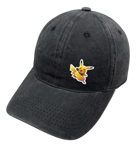 Gorra Pre Lavada Algodón Pokemon Pikachu Rr9