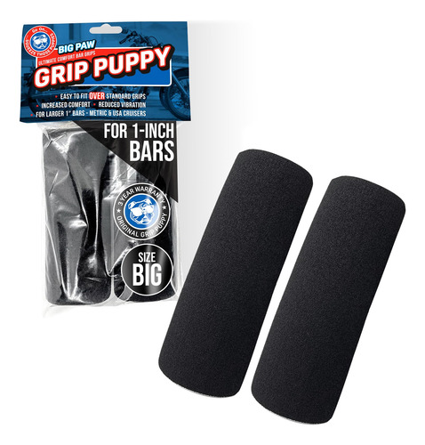 Grip Puppy Agarre Antideslizante Para Manillar 7cm Negro