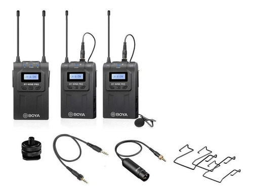 Imagem 3 de 3 de Microfone S/fio Boya By-wm8 Pro K2 P/ Câmera Dslr Mirrorless