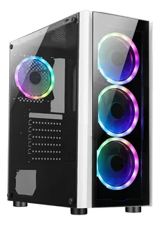 Sama Sama 3d Black Steel Tempered Glass Atx Mid Tower Computer