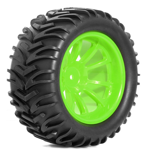 Llantas Y Ruedas Rc Tires 1/10 Para Camiones Con Control Rem