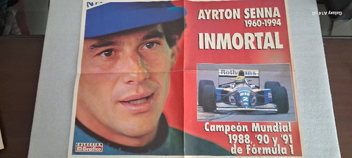 Póster Ayrton Senna Inmortal 1994