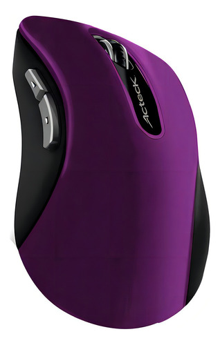 Mouse Inalambrico Bluetooth Ergonomico Optico Acktec Mi-600 Color Lila Tono Lila