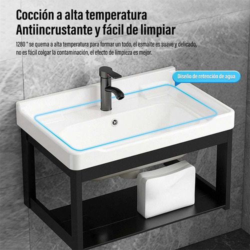 Lavabo De Marmol Espejo Baño Mini Lavabo Moderno Con Espejo
