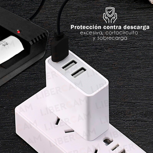 Cargador De Baterias 18650 Doble Pilas Aa Aaa 26650 10440 14