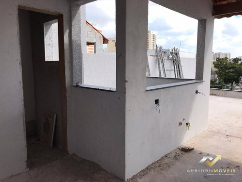 Cobertura Com 2 Dormitórios À Venda, 88 M² Por R$ 320.000 - Bangu - Santo André/sp - Co0650