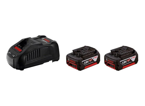 Kit Cargador + 2 Baterías 3a 18v Bosch