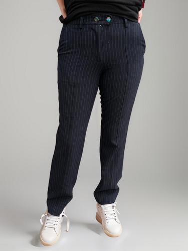 Pantalón Mango Color Azul Xs (Usado)