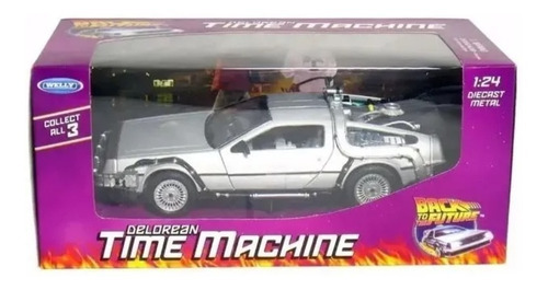 Veiculo Miniatura Maquina Do Tempo De Volta Para O Futuro