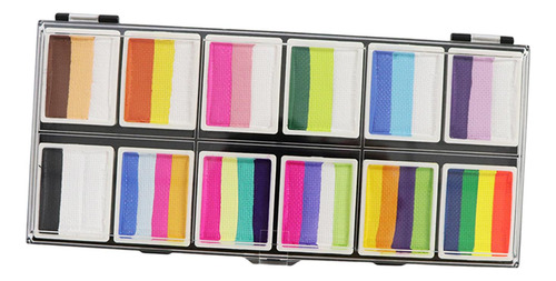 2 Body Painting Face Paint Kit, 12colors Professional Style