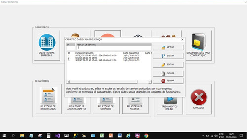 Cadastro De Funcionários Em Excel Vba