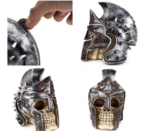 Cranio Caveira Cofre Enfeite Decorativo Envio Imediato