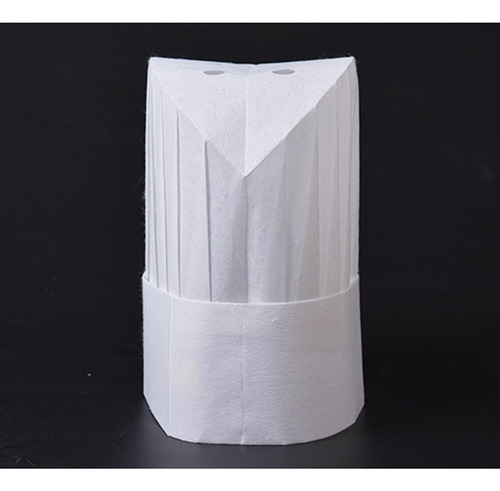Paquete De 20 Piezas Desechables De Sombrero De Chef, Gorro