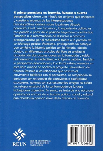 At- Edunt- Ht- Ia- El Primer Peronismo En Tucumán