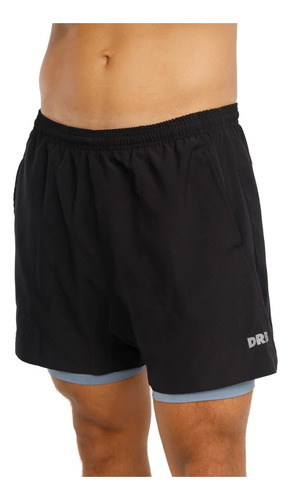 Short Con Calza Microfibra Running Drb Allen Hombre