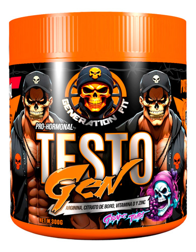 Testo Gen Generation Fit Pro Hormonal Natural 30 Servicios Grape Twist