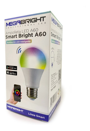 Imagen 4 de 10 de Ampolleta Wifi Smart Bulb Alexa Compatible - Bascotel