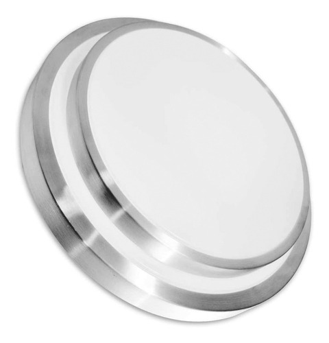 Imagen 1 de 7 de Plafón Led Decorativo Sobreponer Bianco Luz Fría 18w Adir
