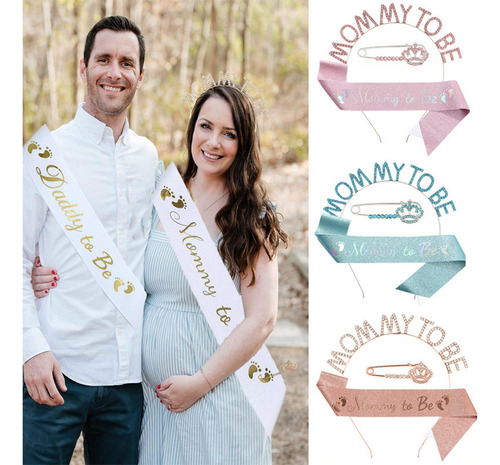 Sash Set, Mum To Be Sash Cómoda Tiara Diadema Sash Broche