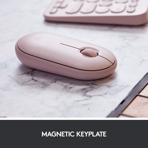 Mouse Sem Fio Logitech Pebble Com Bluetooth Ou 2,4 Ghz 4t