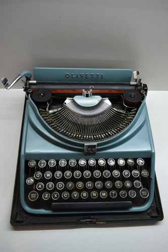 Antigua Maquina Escribir Portatil Olivetti Ico Mp1 1939 