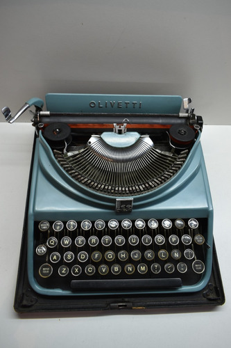 Antigua Maquina Escribir Portatil Olivetti Ico Mp1 1939 (Usado)