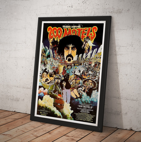 Cuadro Frank Zappa Lamina Cuadro Posters 200 Motels Vintage