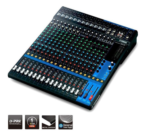 Mesa De Som Yamaha Mg20 Analógica 20 Canais
