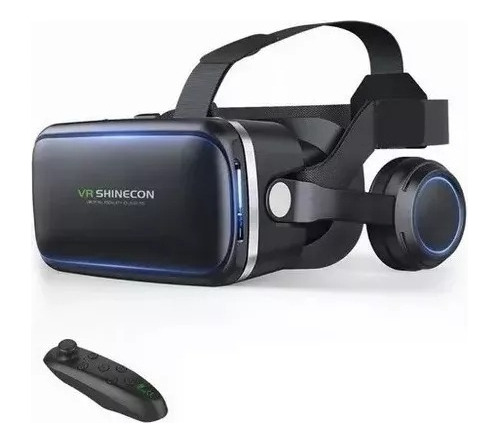 Óculos Vr Realidade Virtual 3d Com Fone De Ouvido E Controle