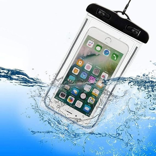 Capa Bolsa Para Celular A Prova D´água Impermeável Até 6.5
