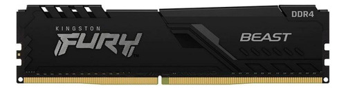 Memória Ddr4 Kingston Fury Beast, 16gb, 3200mhz, Preto