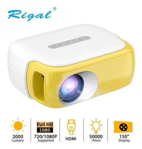 Mini Proyector Portatil Rigal Modelo Rd-860