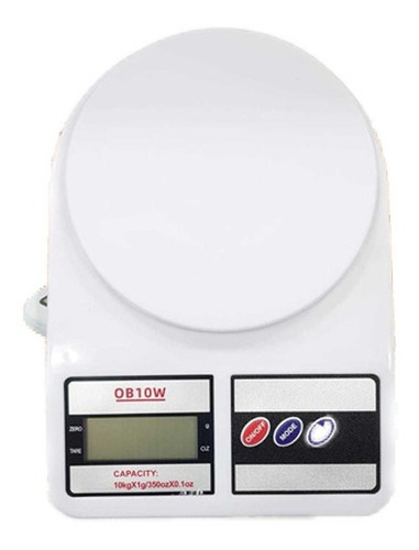 Balanza Ob10w Digital De Cocina Hasta 10 Kilos