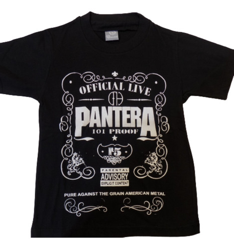 Remeras Niños De Pantera Vs. Modelos Rockería Que Sea Rock 