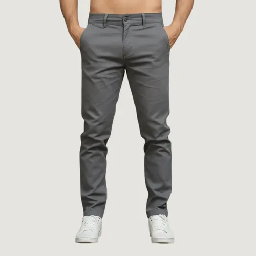 Calça Sarja Masculina Bolso Faca E Embutido Esporte Fino