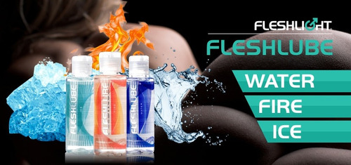 Lubricante Fleshlube Water, Fire O Ice By Fleshlight