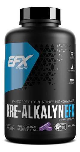 Creatina Monohidratada Efx Sports Kre-alkalyn  240 Cápsulas