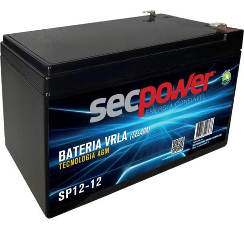 Bateria Selada 12v 12ah Sp12-12 Secpower