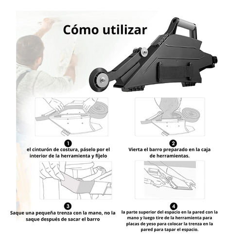 Dispensador De Cinta Para Masillar Juntas Paneles Drywall