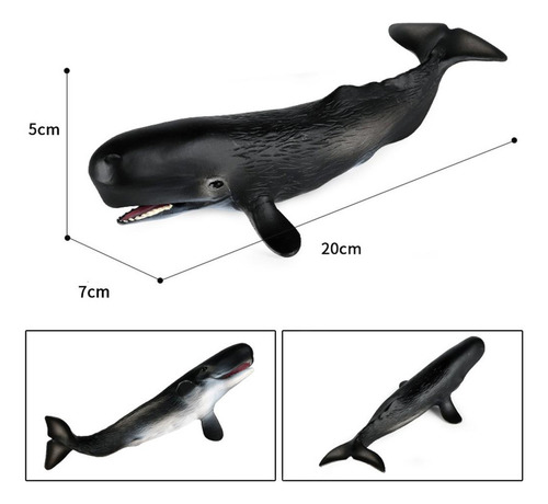 Figuras De Ballenas De Monstruo Marino, Modelo En Miniatura,