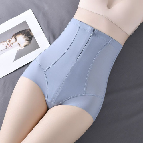 Slip Cinturón Alta Botón Cremallera Faja De Calzon Posparto