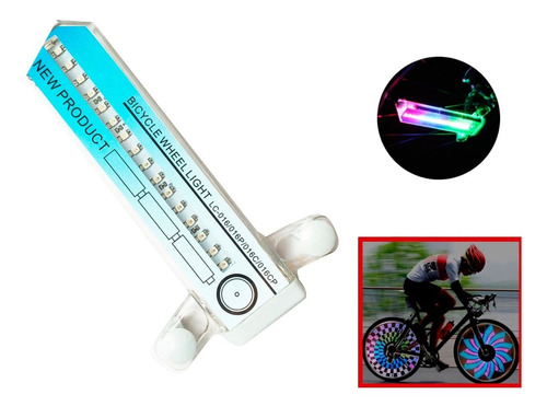 Luces Led Para Rayos De Bicicleta 32 Figuras Contra Agua 