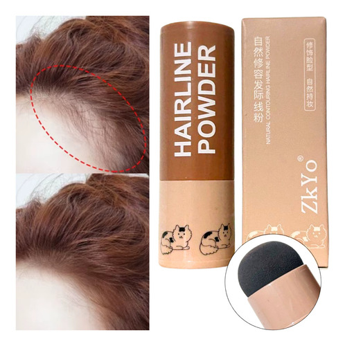 Polvo Maquillaje Fibra Capilar Cubre Raíz Cabello Calvicie F