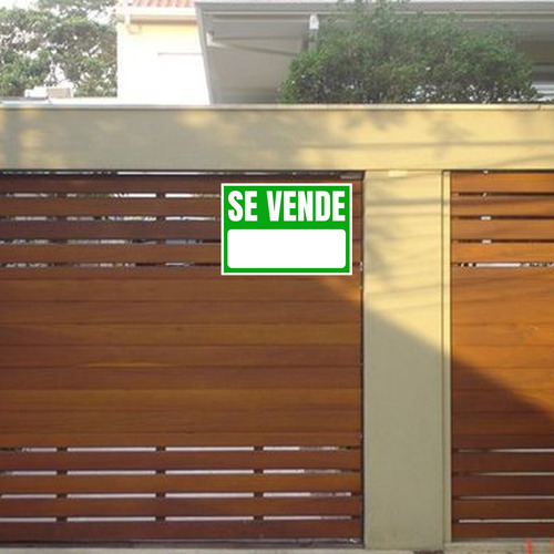 Aviso Se Vende (reutilizable) Sobre Base Metalica 20x30 Cms