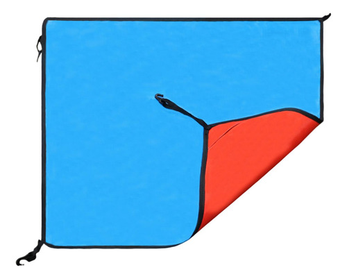 Cubierta Protectora Superior De Carpa Tarp Naranja Azul