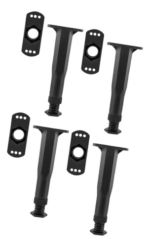 Mz Patas De Soporte De Cama De 4 Piezas, De Soporte 18cm A