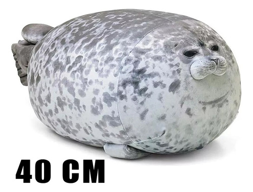 Chubby Blob Seal - Almohada Peluche Animales Peluche - 40cm Cor 40 Cm Seal