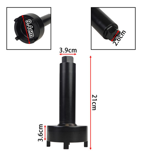 Ferramenta De Chave Retentora De Rolamento, Metal 91-61069t,