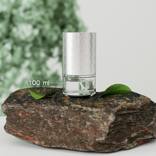 Difusor Portátil De Aceites Esenciales Sin Agua 3h Iluminado Plata Brillante